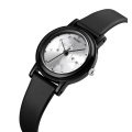 skmei 1659 small dial lady urban fashion light wristwatch 25mm dial with leather strap